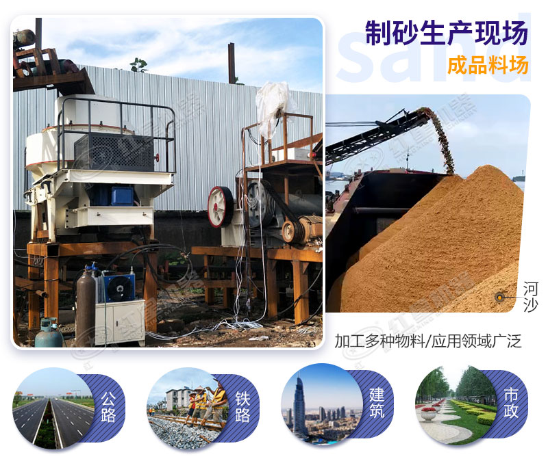制砂生產(chǎn)線成品質(zhì)量高、效益高